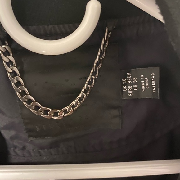 Black Bomber Jacket - Picture 2 of 2